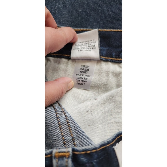 Hudson Sartor Slouchy Skinny  Denim Jeans M755DBG - Picture 11 of 11